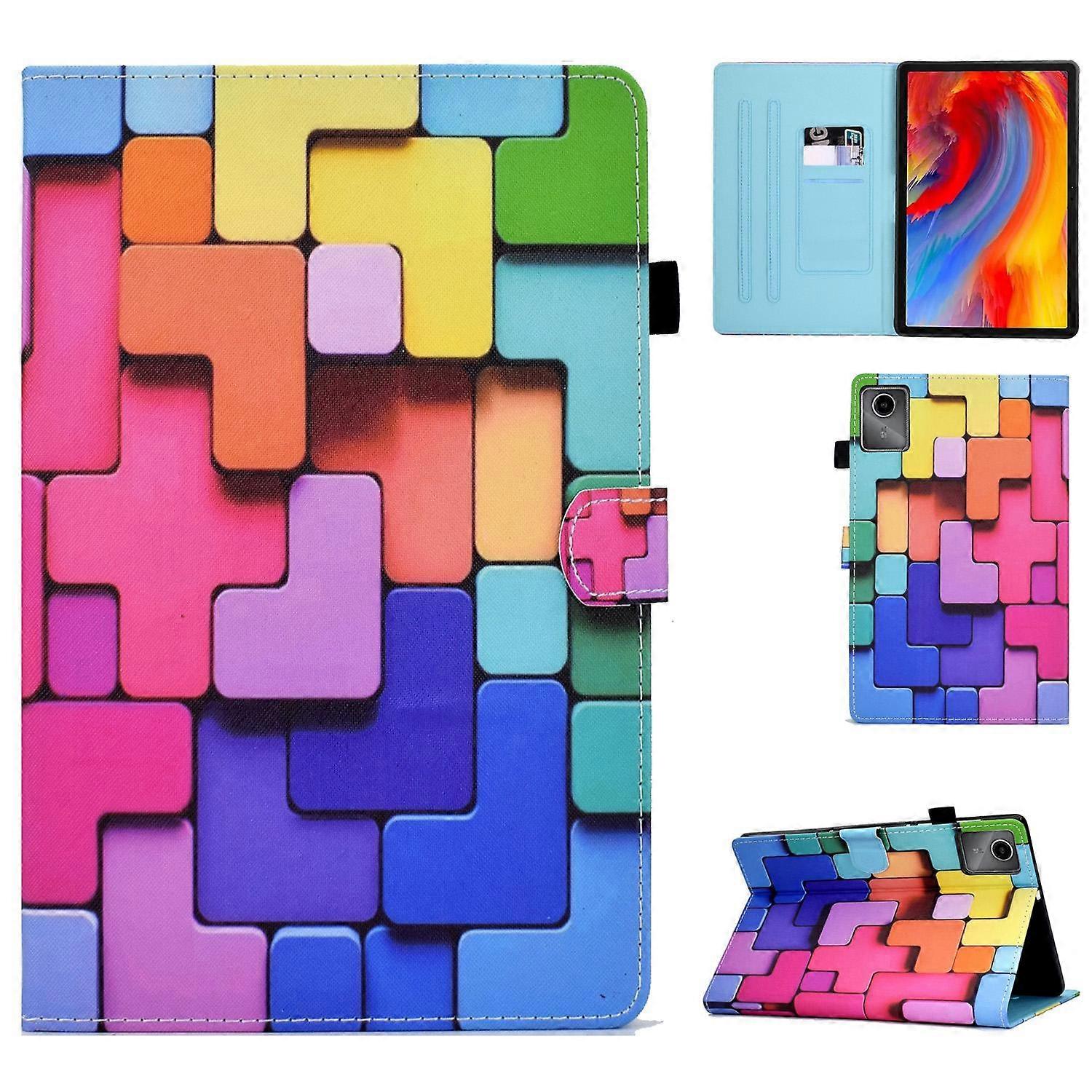 For Lenovo Tab M11 Xiaoxin Pad 11 2024 Case Pattern Printing PU Leather Stand Tablet Cover