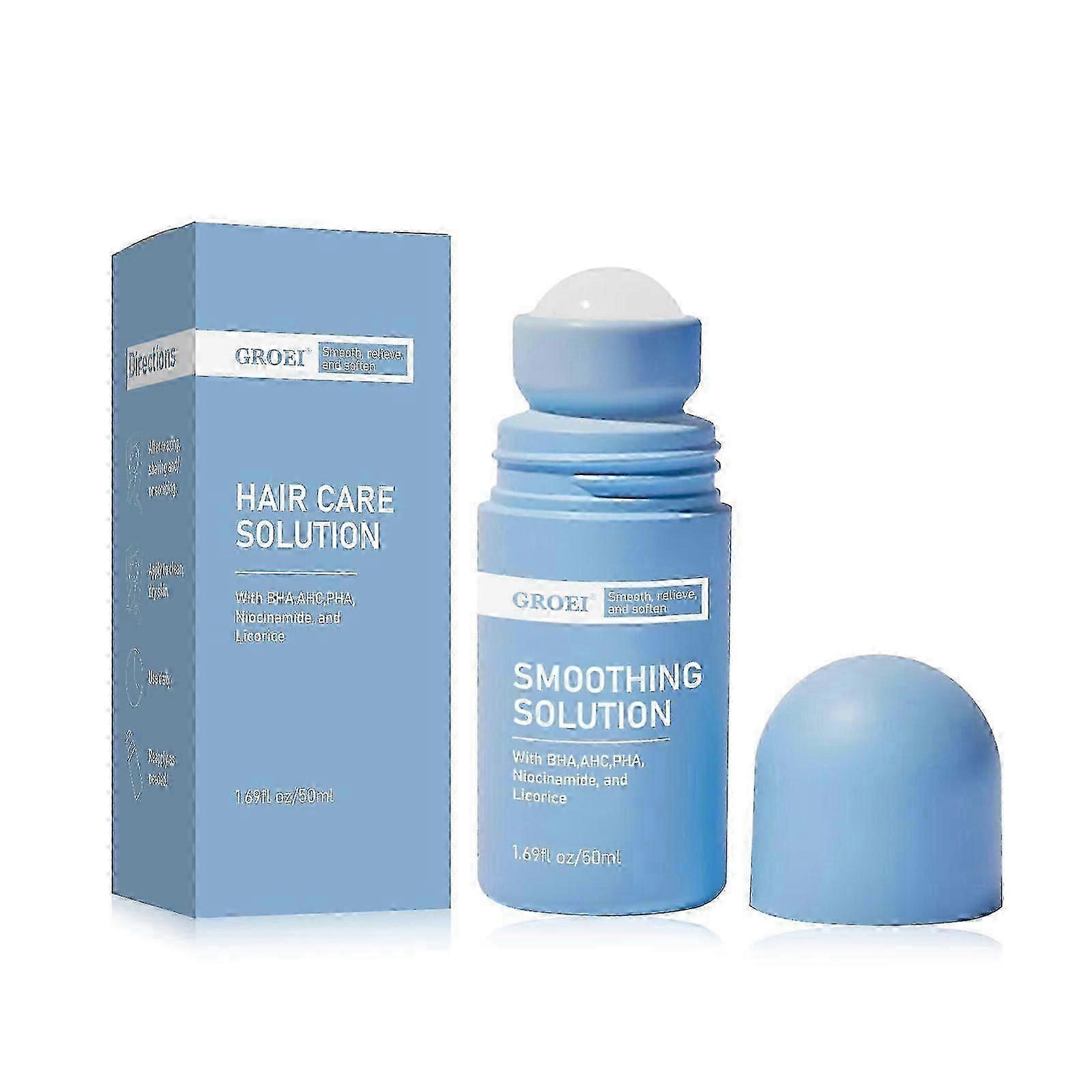 Rouleau de traitement des poils incarnés, Razor Bump Stopper, Traitement des bosses de rasoir, Solution de lissage après-rasage pour les poils incarnés et les brûlures du rasoir