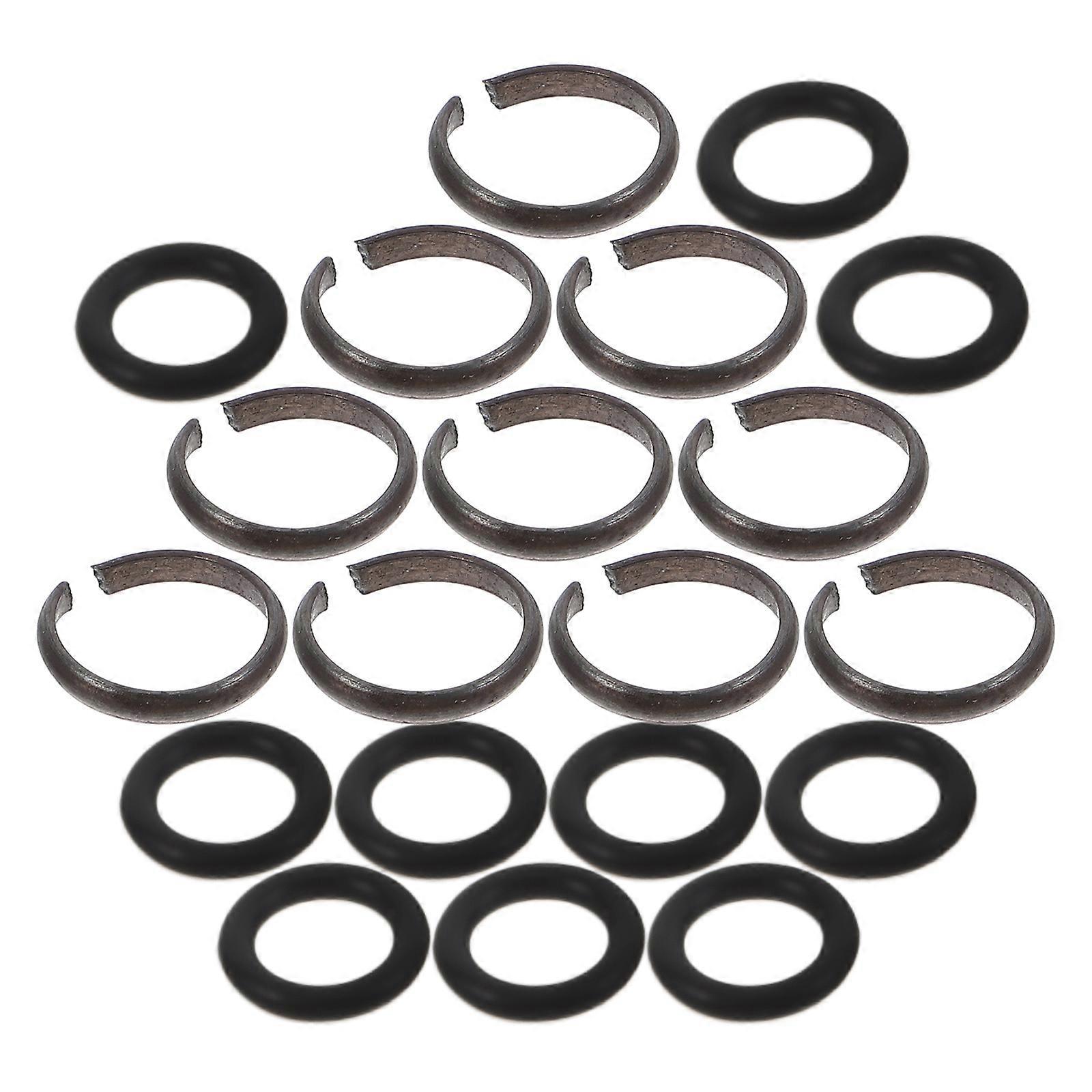10 Sets Impact Wrench Retainer Rings For DIY Enthusiasts Industrial Use Black Circular Easy Installation