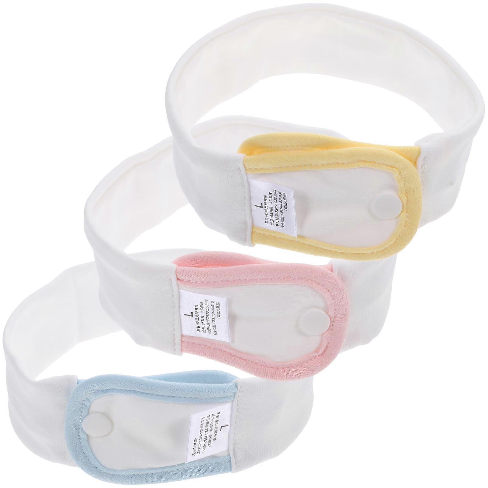3Piece Umbilical Hernia Belt, Cotton Umbilical Cord Protector for Newborns, Breathable and SkinFriendly, Secures Diapers for Additional Support