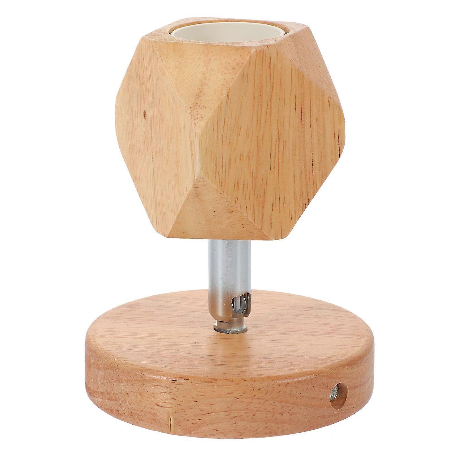 Retro Wooden Wall Light Base Holder Socket Adapter for Home Office Ambient Task Lighting Sturdy Unique Design