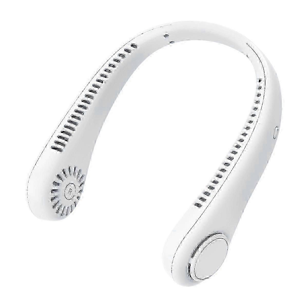 מאוורר צוואר, מאוורר Fluxofan, מאוורר צוואר מאוורר Fluxo, מאוורר צוואר נייד Fluxofan נטענת (לבן)