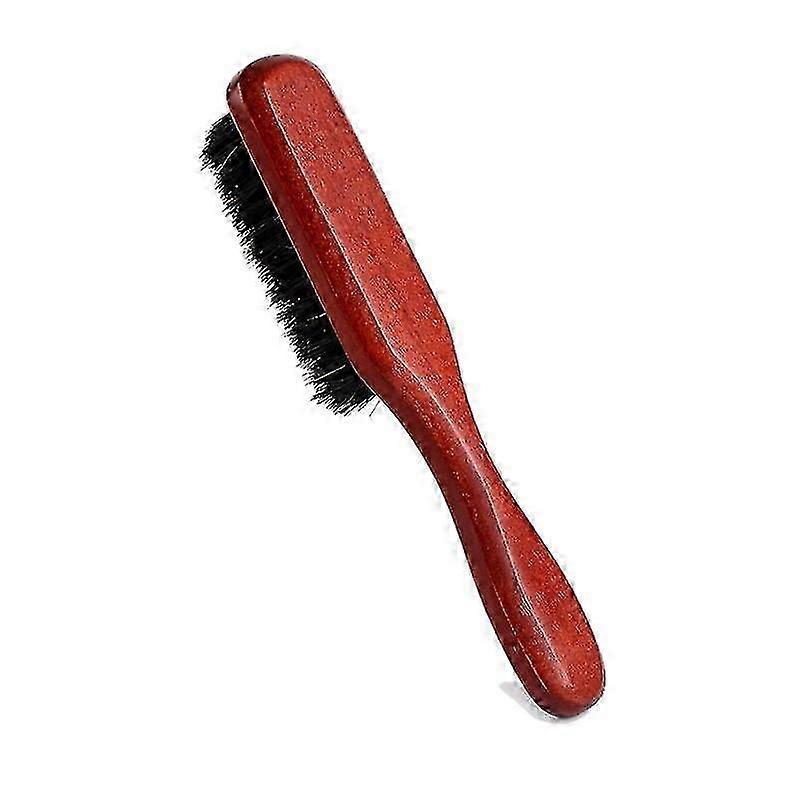 Beard Combs Beech Wood Pure Beard Brush Long Handle Beard Care Brush Beard