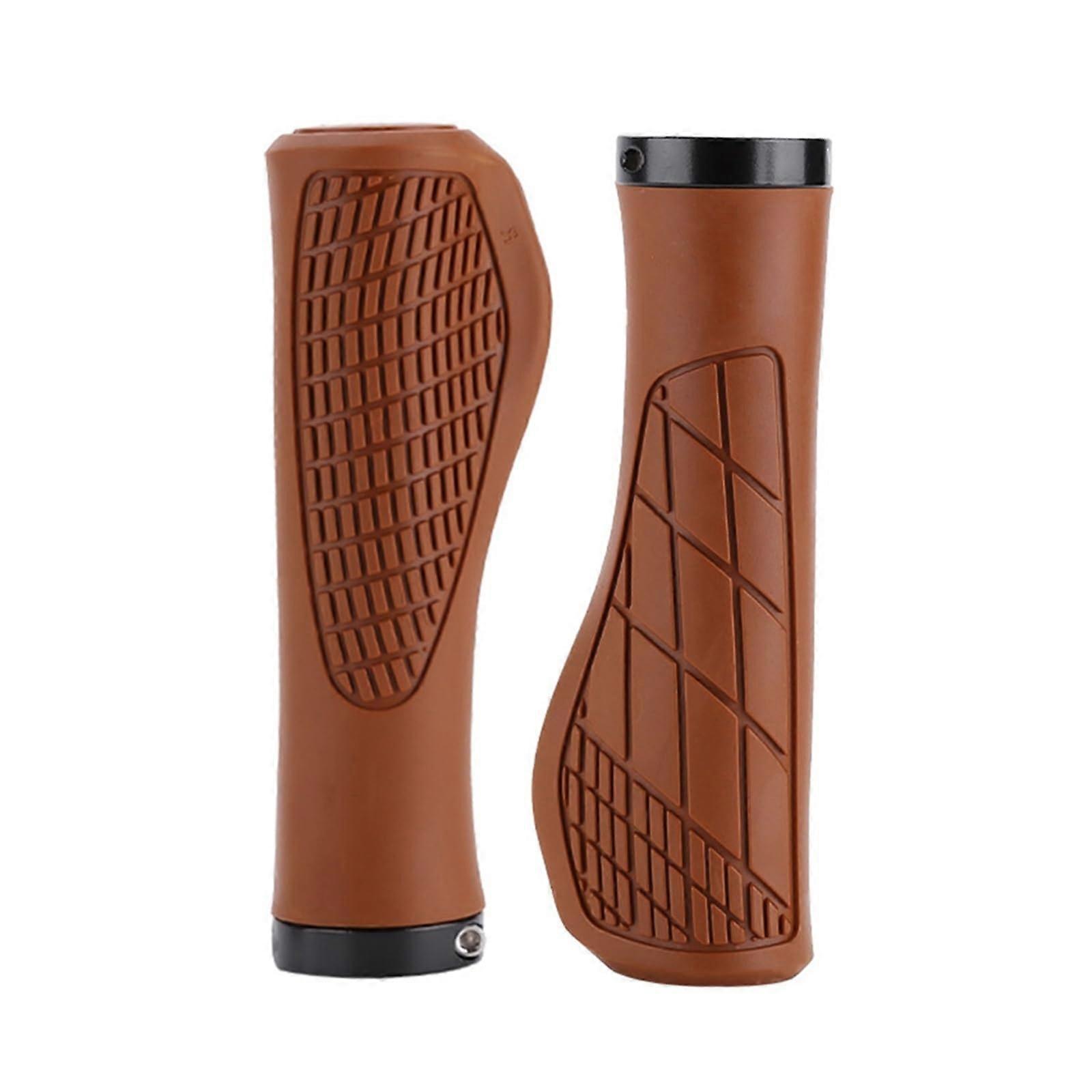 Rutschfeste Mountainbike-Lenkergriffe 2er Set, Weiches Gummi, Bequeme MTB Griffe, Rutschfest und Abschließbar, Fahrradteile