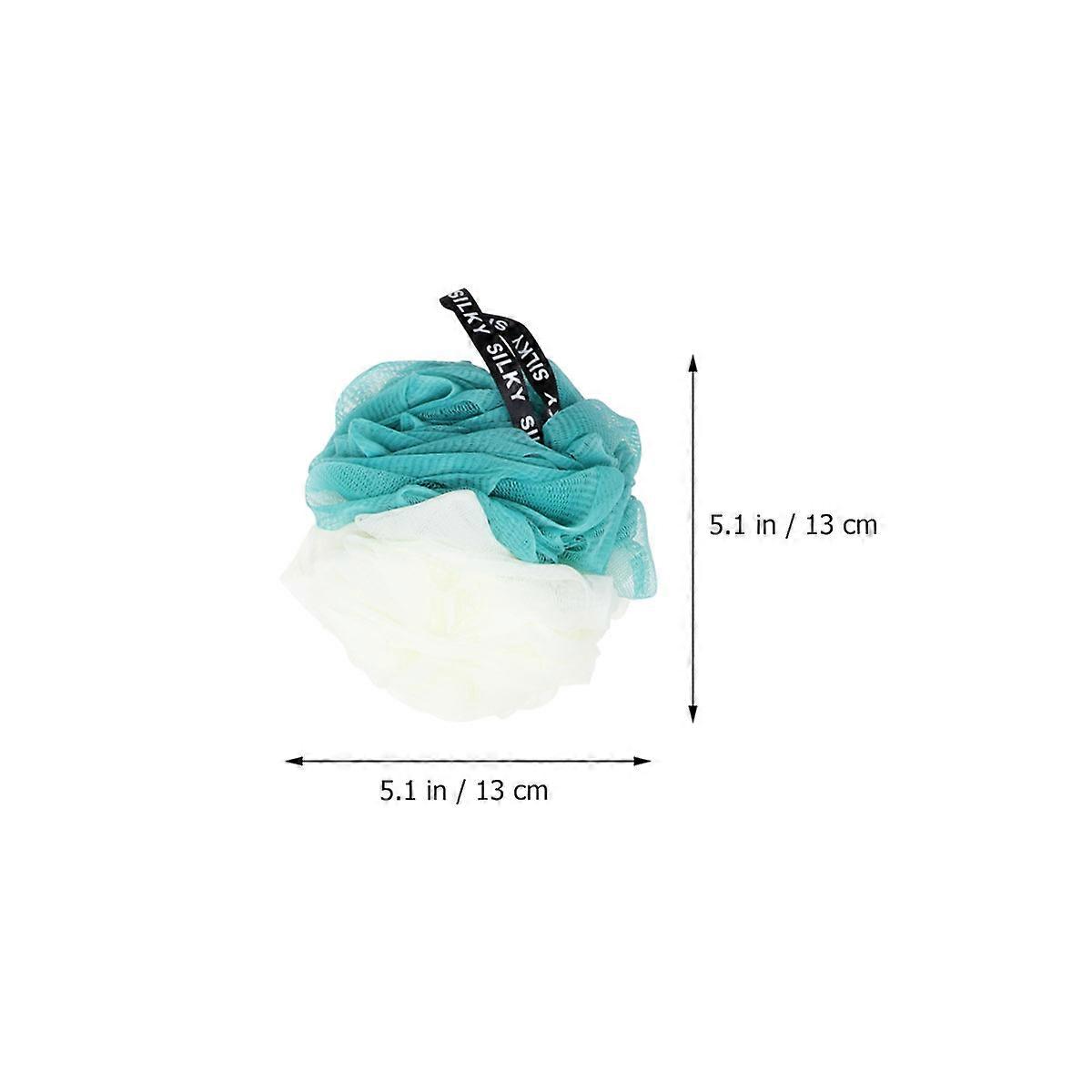 Shower 3Pcs Assorted Ball Large Soft Design Bubble Net Relaxation Aid 50G