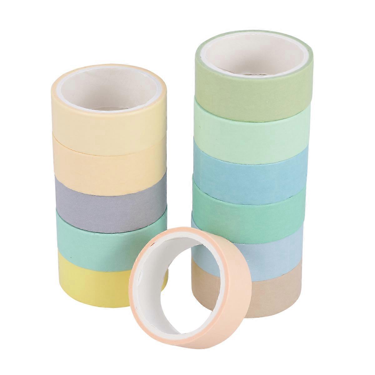 Assorted Color Washi Paper Tape Set for DIY Crafts Chic Decoration and Gift Wrapping 5 Rolls