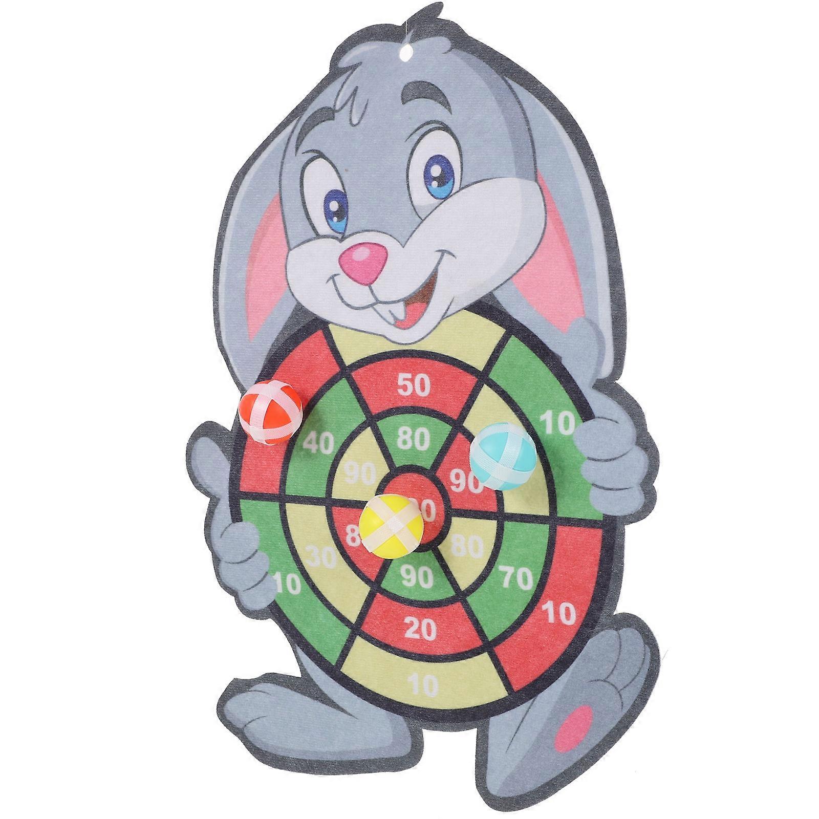 Sticky Ball Dart Board Game Toy Set Great Gift for Kids Party Favors Decor 1 Set