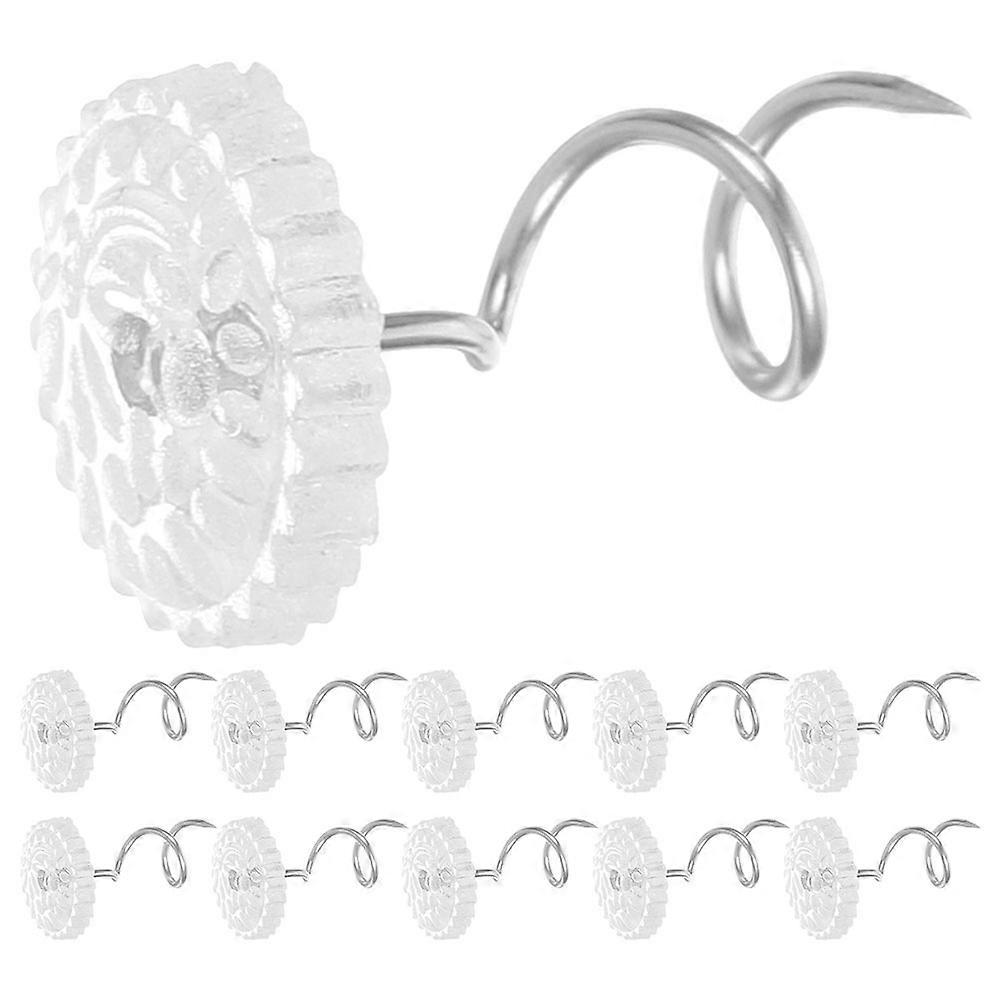 200pcs Sofa Spiral Tacks Reusable for Bed Sheet and Room Furniture