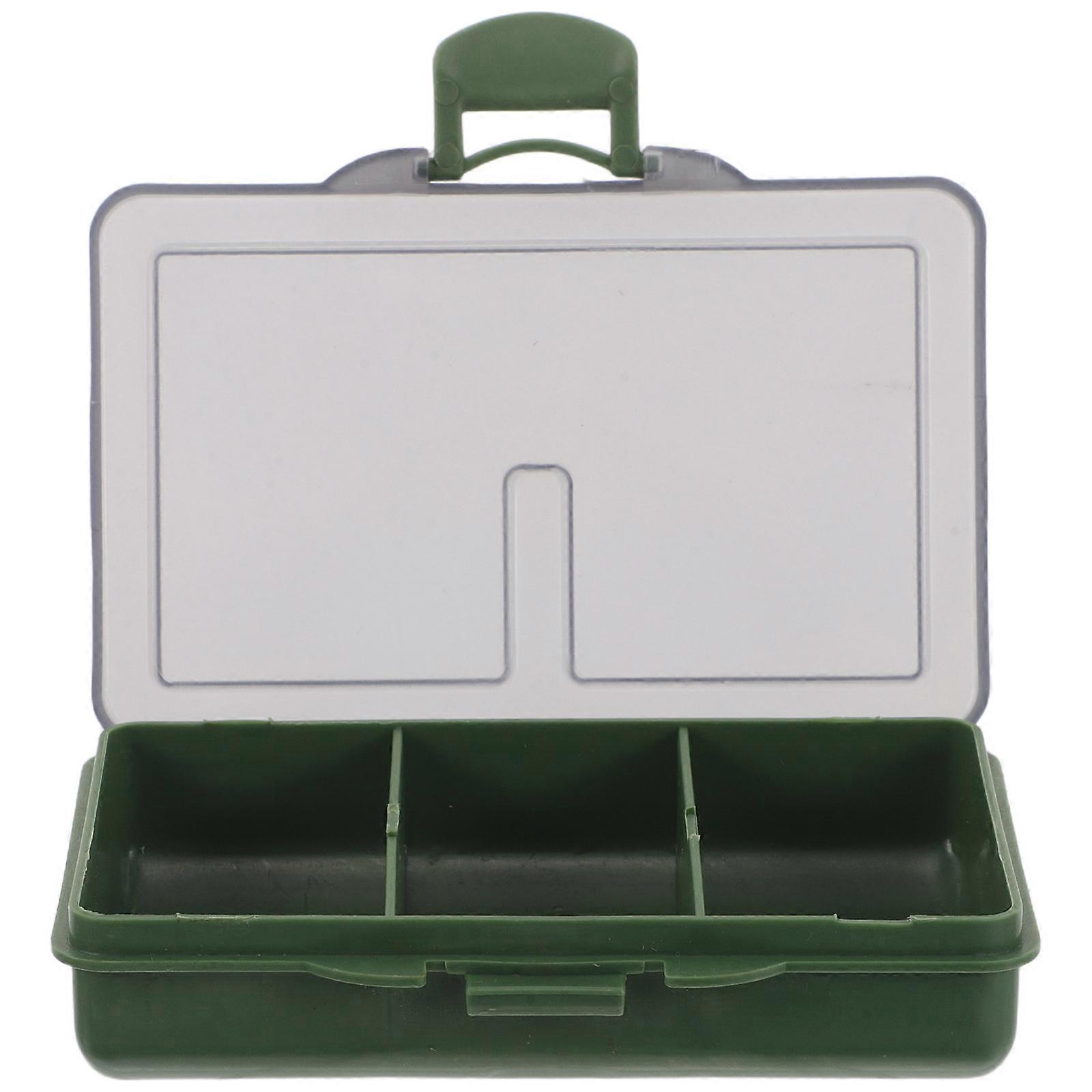 Compact Fishing Lure Storage Box with Multi Compartment Organizer, Lightweight Design for Lures, Hooks and Accessories Storage