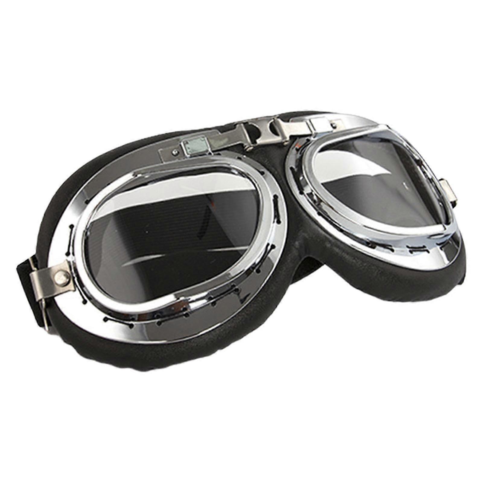 OffRoad Goggles, Riding Goggles, Windproof Motorcycle Goggles with Adjustable Straps