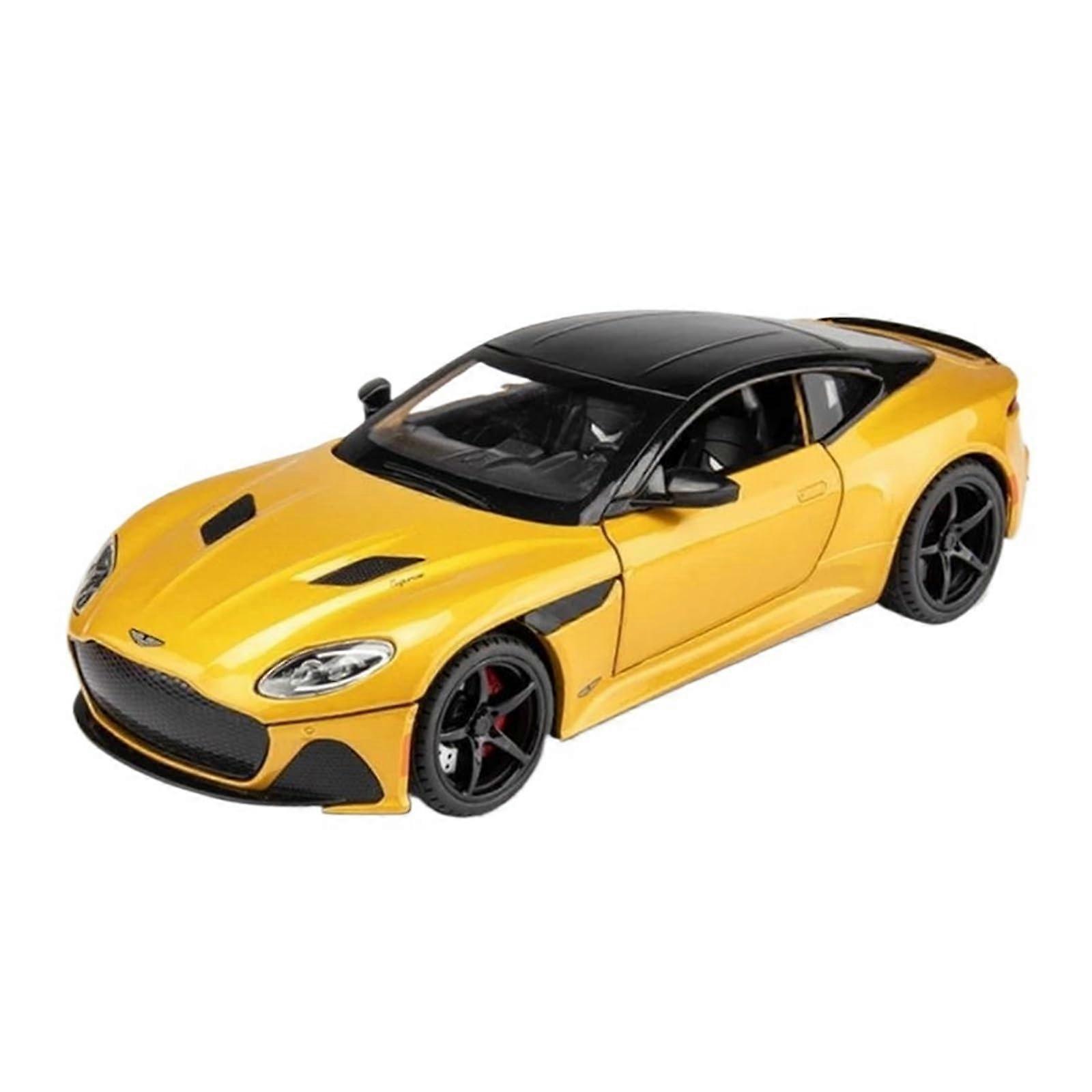 Aston Martin DBS 1:24 Alloy Simulation Model Car (Jaune)