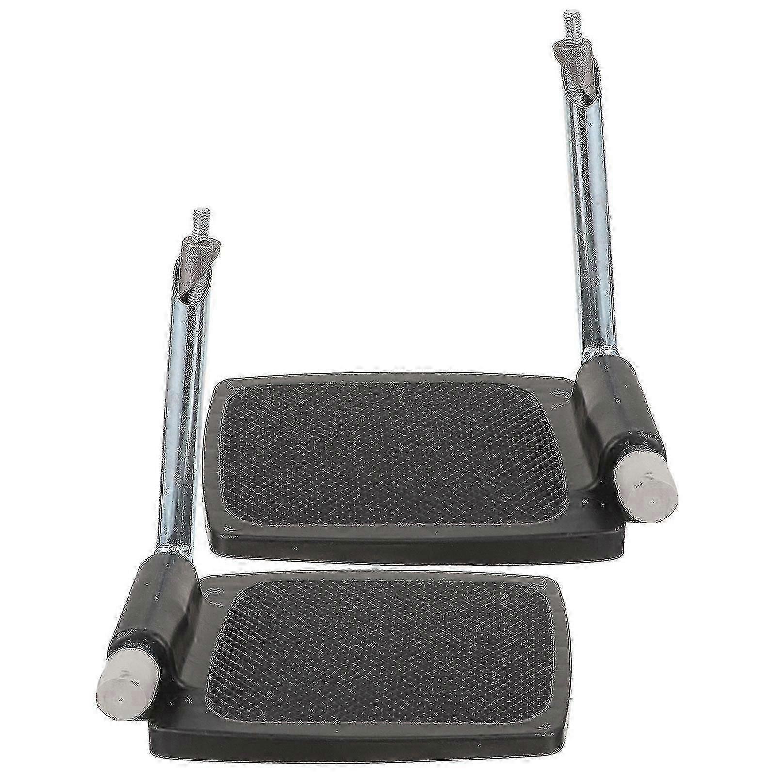 1 paire de repose-pieds de fauteuil roulant de remplacement de repose-jambes de fauteuil roulant robustes repose-pieds de fauteuil roulant avec poteau