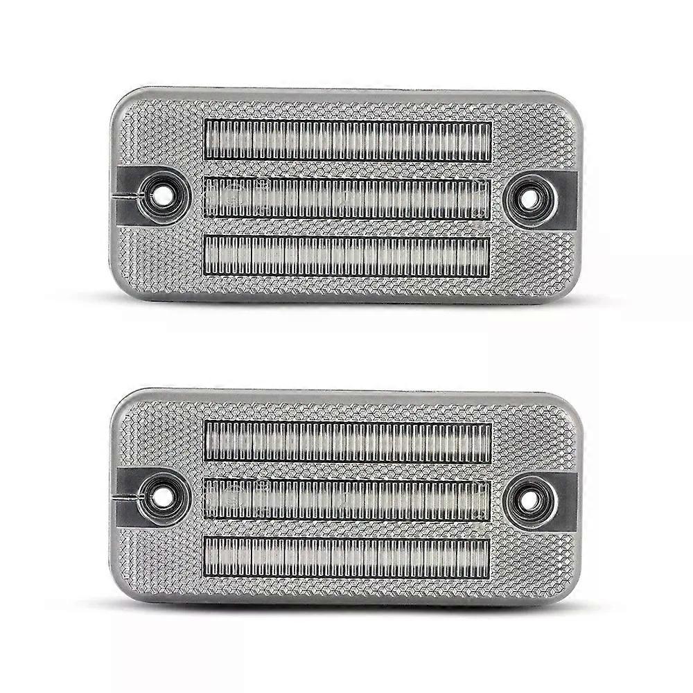2PCS Front Bumper LED Side Marker Dynamic Turn Signal Indicator Light for Fiat Ducato JEEP Cherokee II (XJ) Iveco Daily