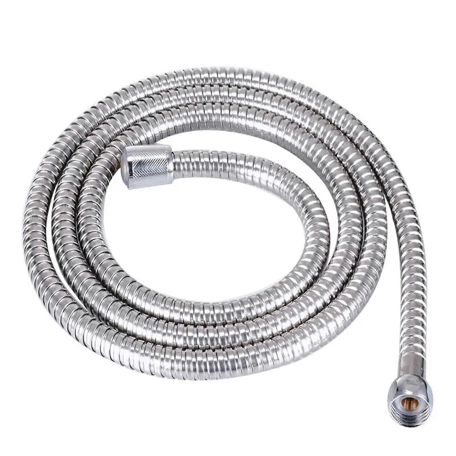 Shower Hose 2m, Flexible Hand Shower Hose with Universal Interface, Kink Protection, Wind-Proof, Explosion-Proof Bathroom Accessory