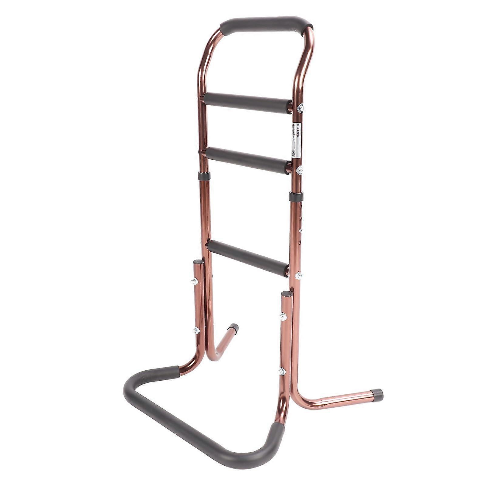 Betthilfsschiene Ergonomisches Design, Gepolsterte Stützgriffe, Robuste Metallkonstruktion für Senioren, Behinderte, Schwangere, Ischiaspatienten