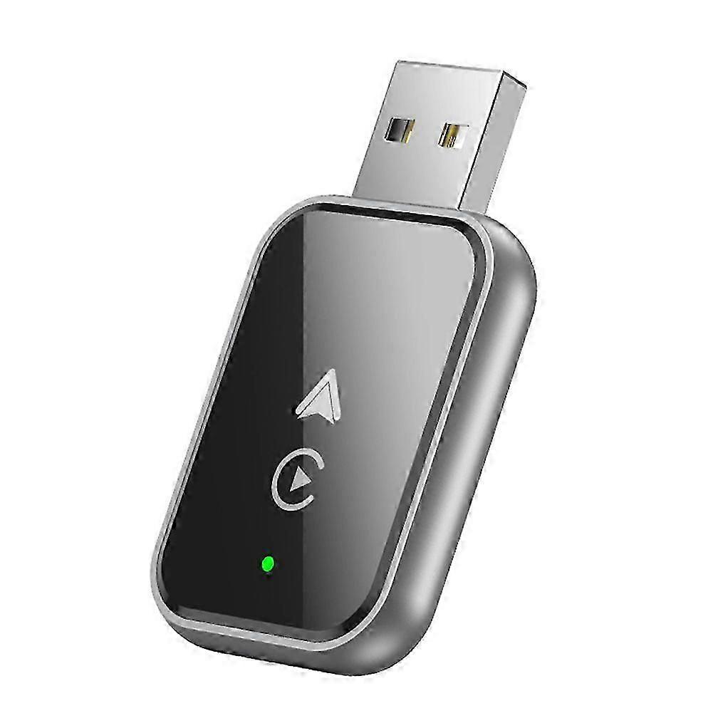 Adaptor CarPlay wireless 2 în 1 pentru /Android Mini Size, cu fir la CarPlay wireless cu cablu adaptor