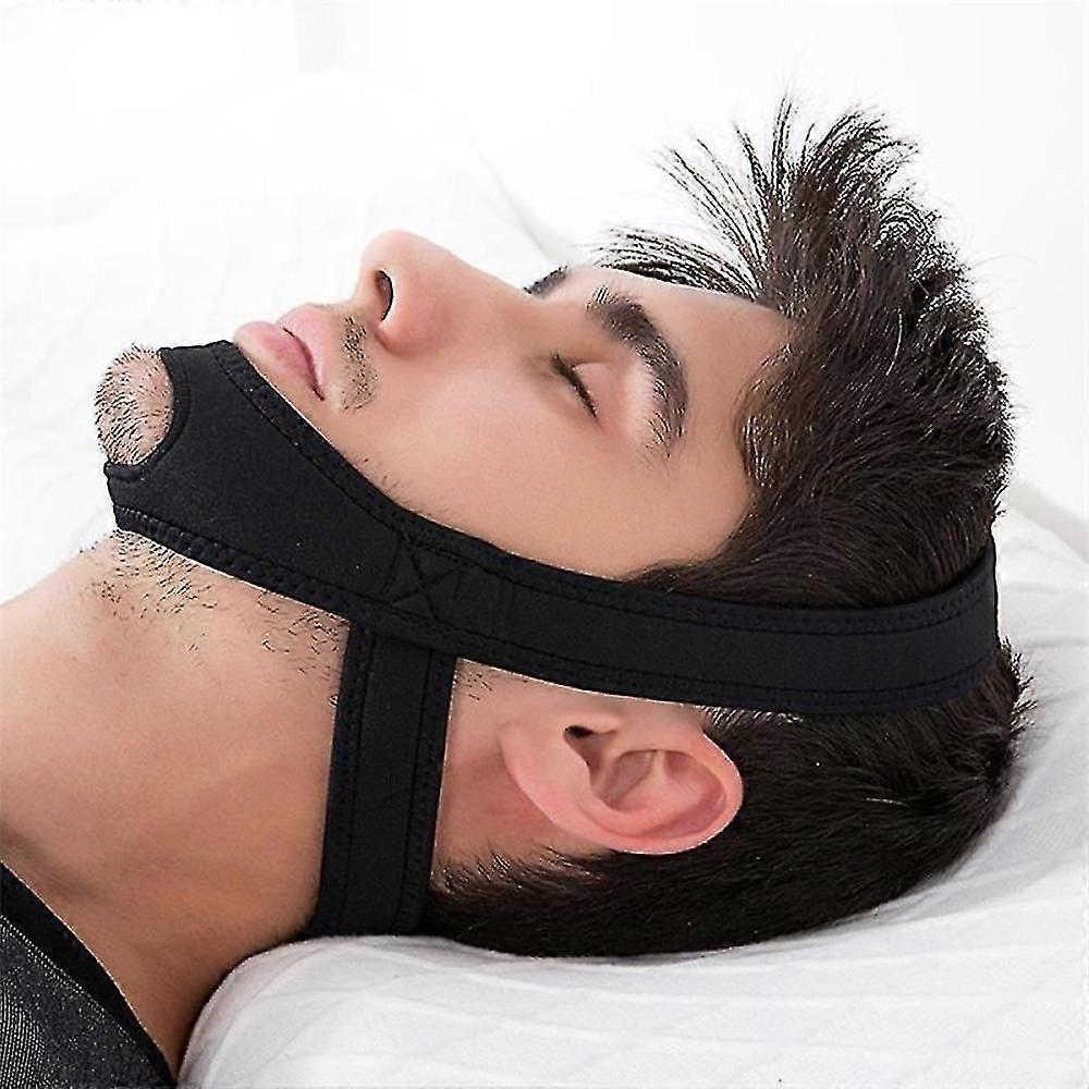 Cinturón ajustable antirronquidos para dormir.