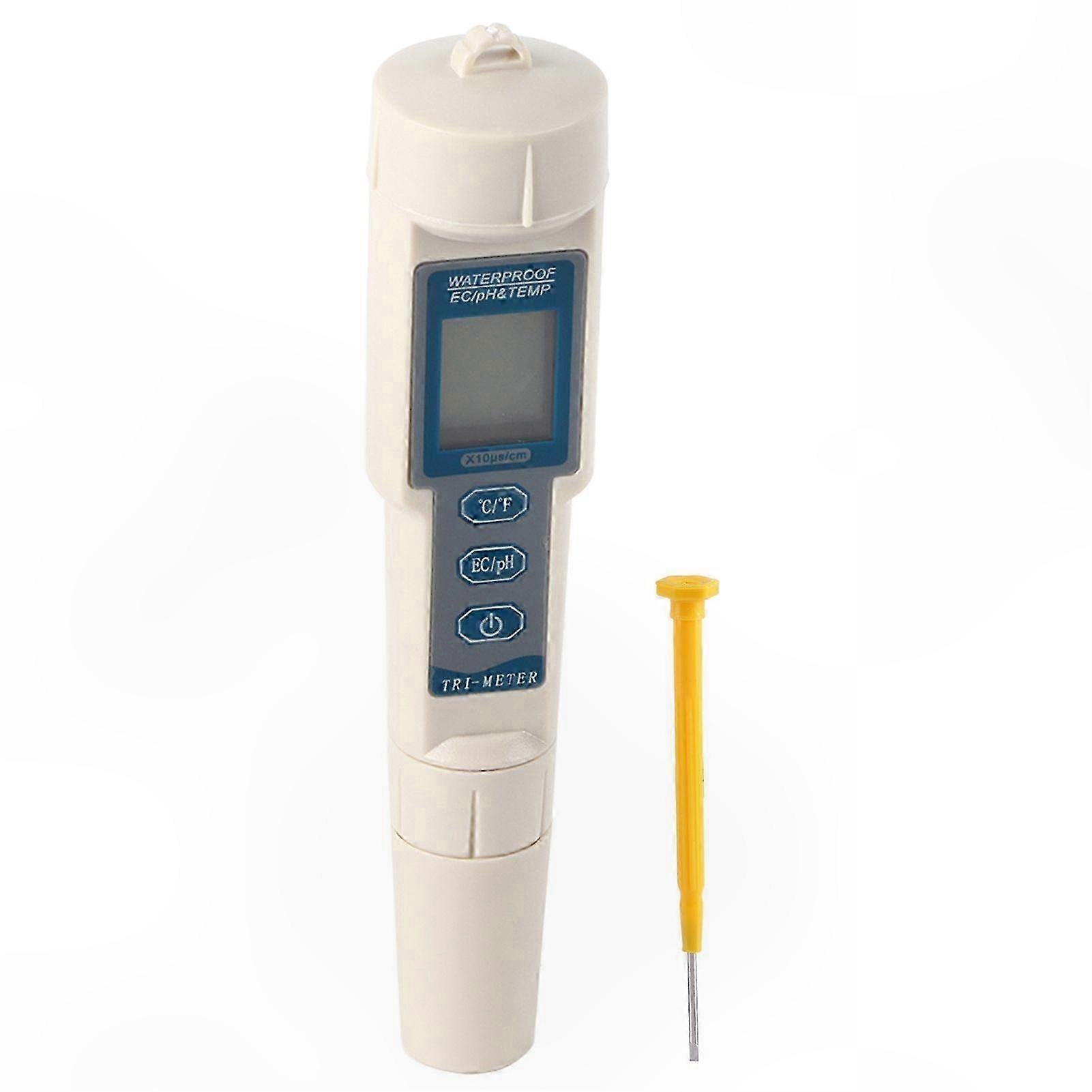 Advanced 3-in-1 Pen Style Digital Water Tester for pH, EC, and Temperature Monitoring