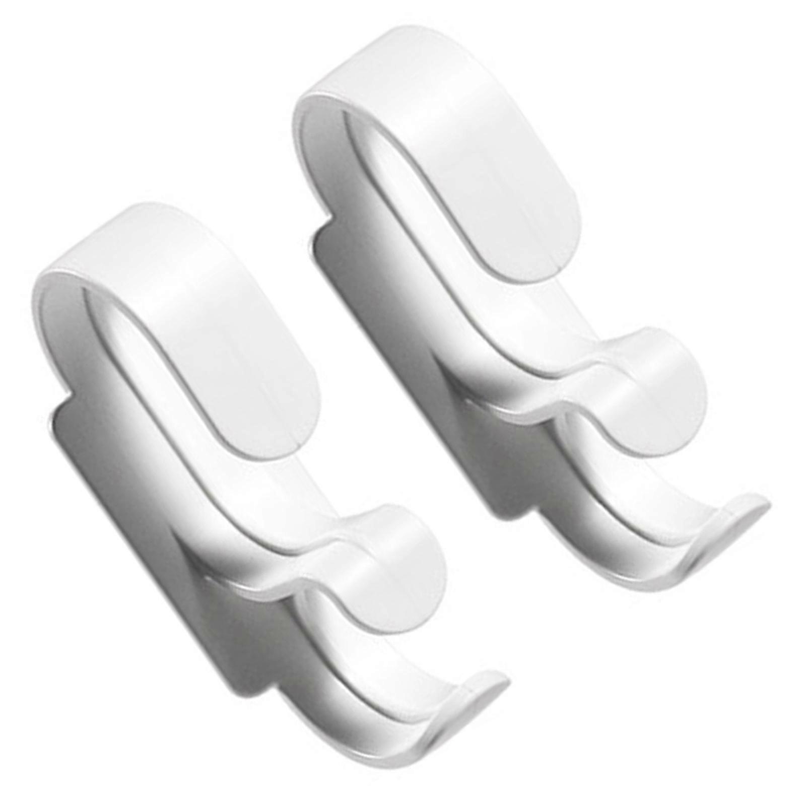 2 Tiers Plastic Basin Hanger Space Saving Bathroom Hook with Strong Adhesive Without Damaging Mount Multicolor