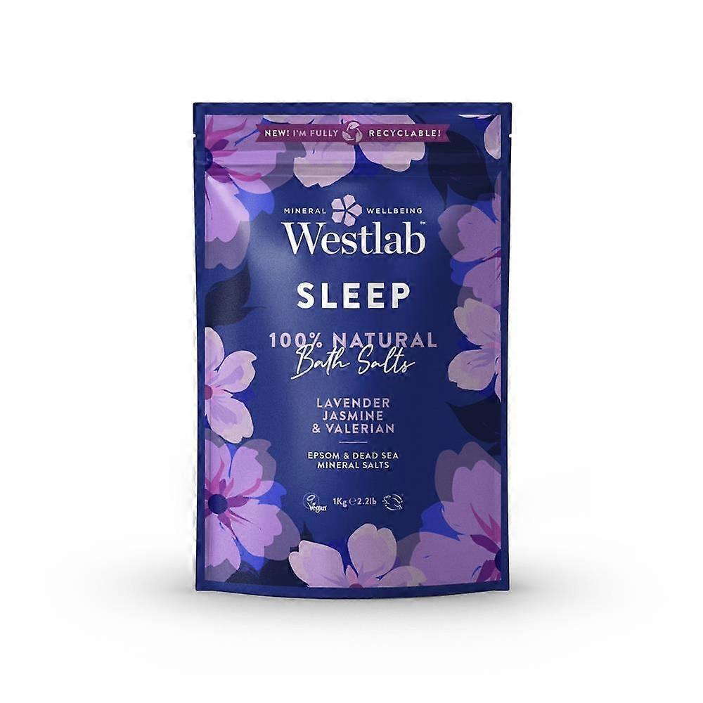 Westlab SLEEP Bathing Salts with Jasmine & Valerian 1000g - 3 Pack