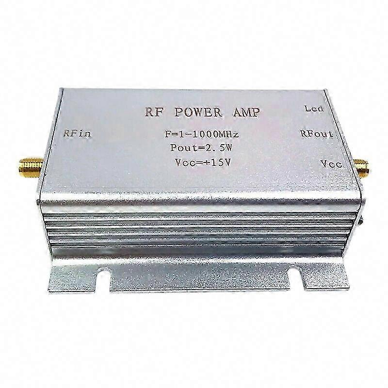 1-1000MHz 2.5W RF Power Amplifier for HF FM Transmitter VHF UHF Ham Radio