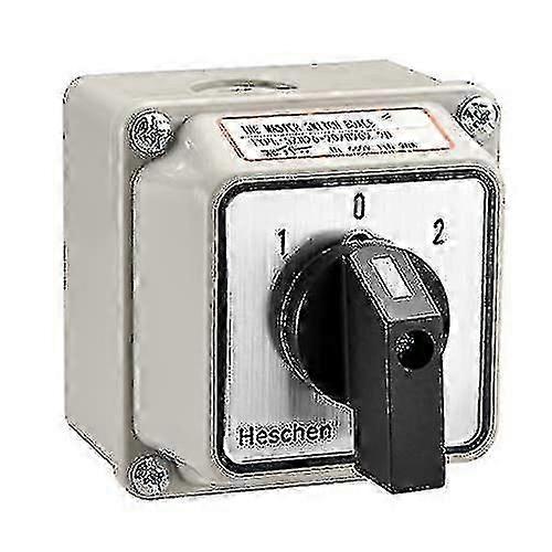 Szw26-20d2022d Universal Rotary Switch With Main Switch Outside Box Lw28-204 660v 20a On-off-on 3 Positions 2 Phase 8 Terminals Ce
