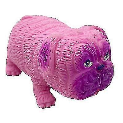 Pink Purple Unzip The Toy Pug Slow Rebound Colorful Decompression T...