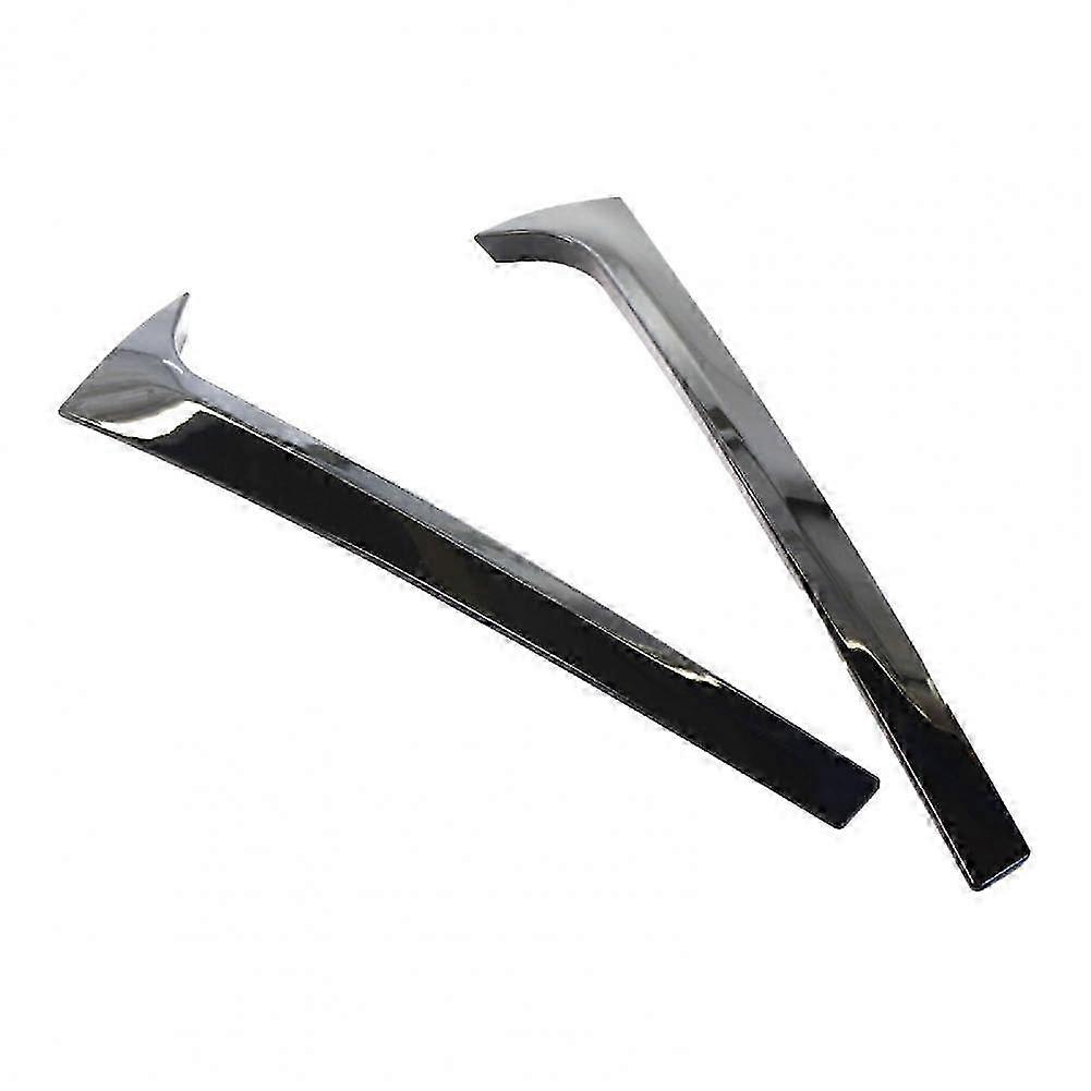2Pcs Rear Window Side Spoiler Durable Black Window Splitter for Sko...