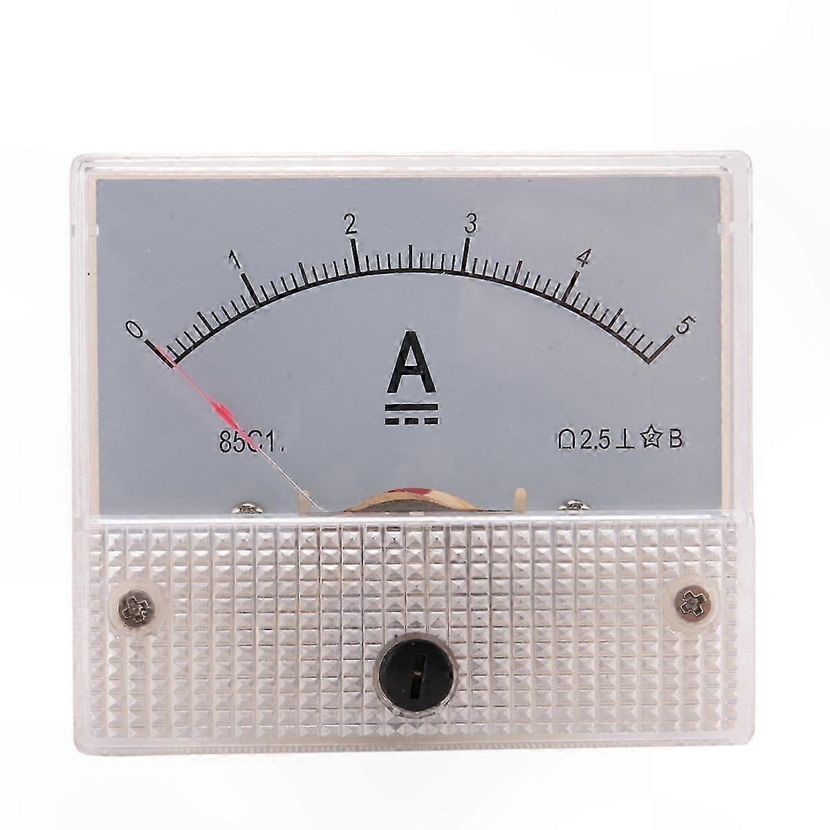 DC 5A Analog Panel Meter for Current Monitoring