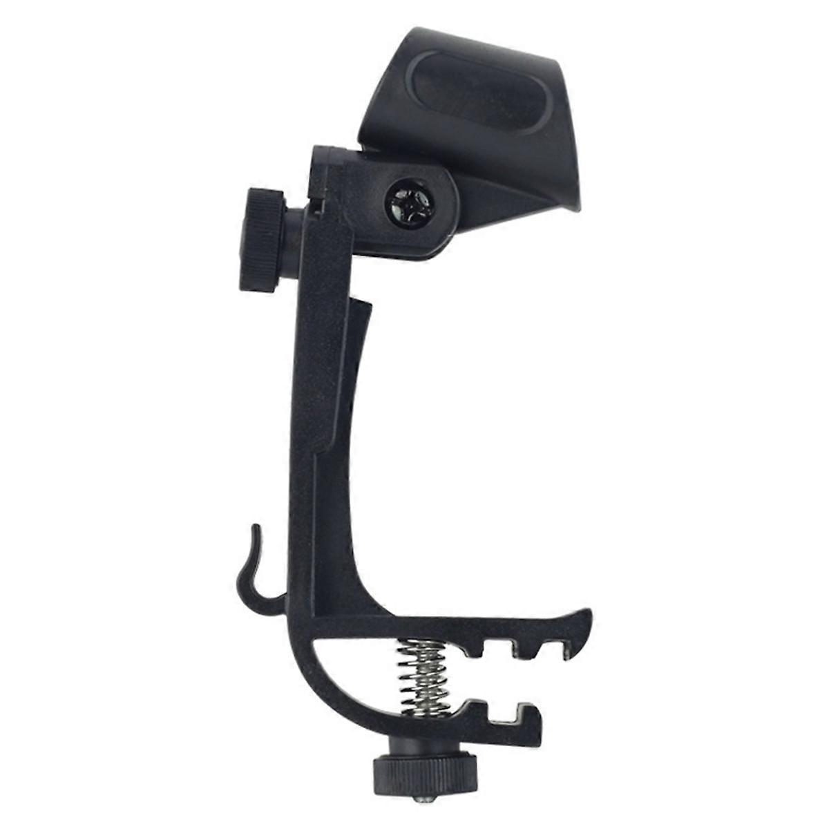 Snare Percussion Clip Black Drum Microphone Mic Rim Clamp