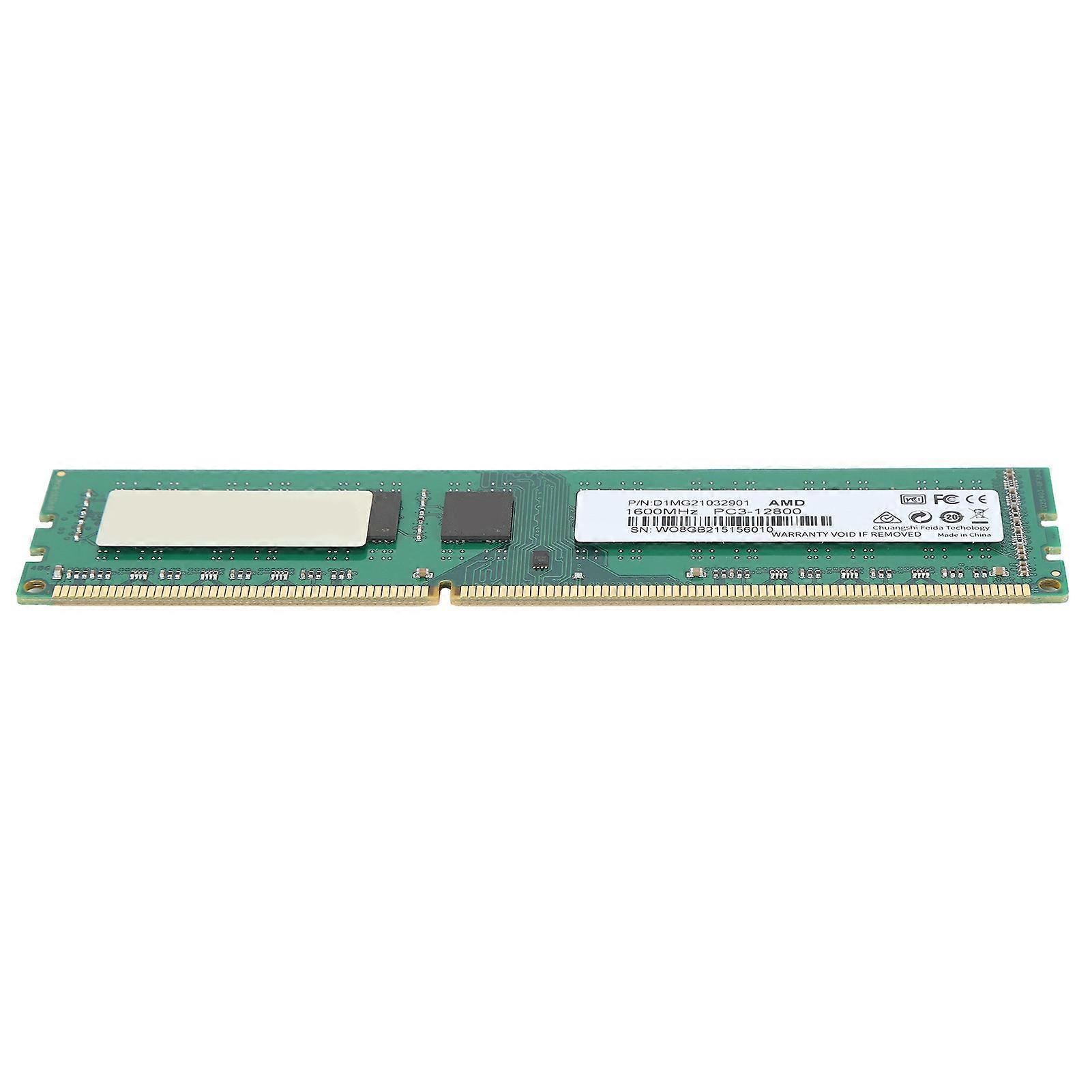 DDR3 RAM Slim Aluminum High Performance DDR3‑1600MHz PC3‑12800 Desktop Computer Memory8GB