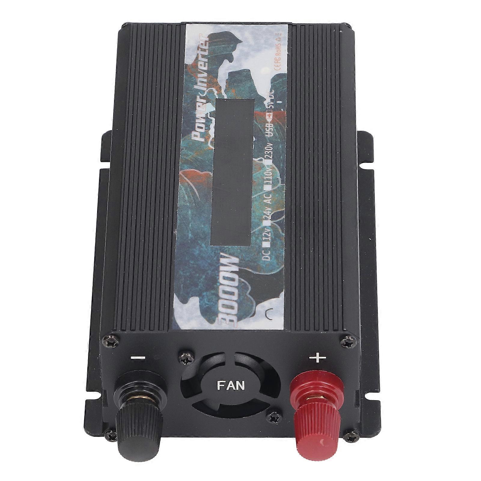 3000W Car Power Inverter Modified Sine Wave with USB & LCD