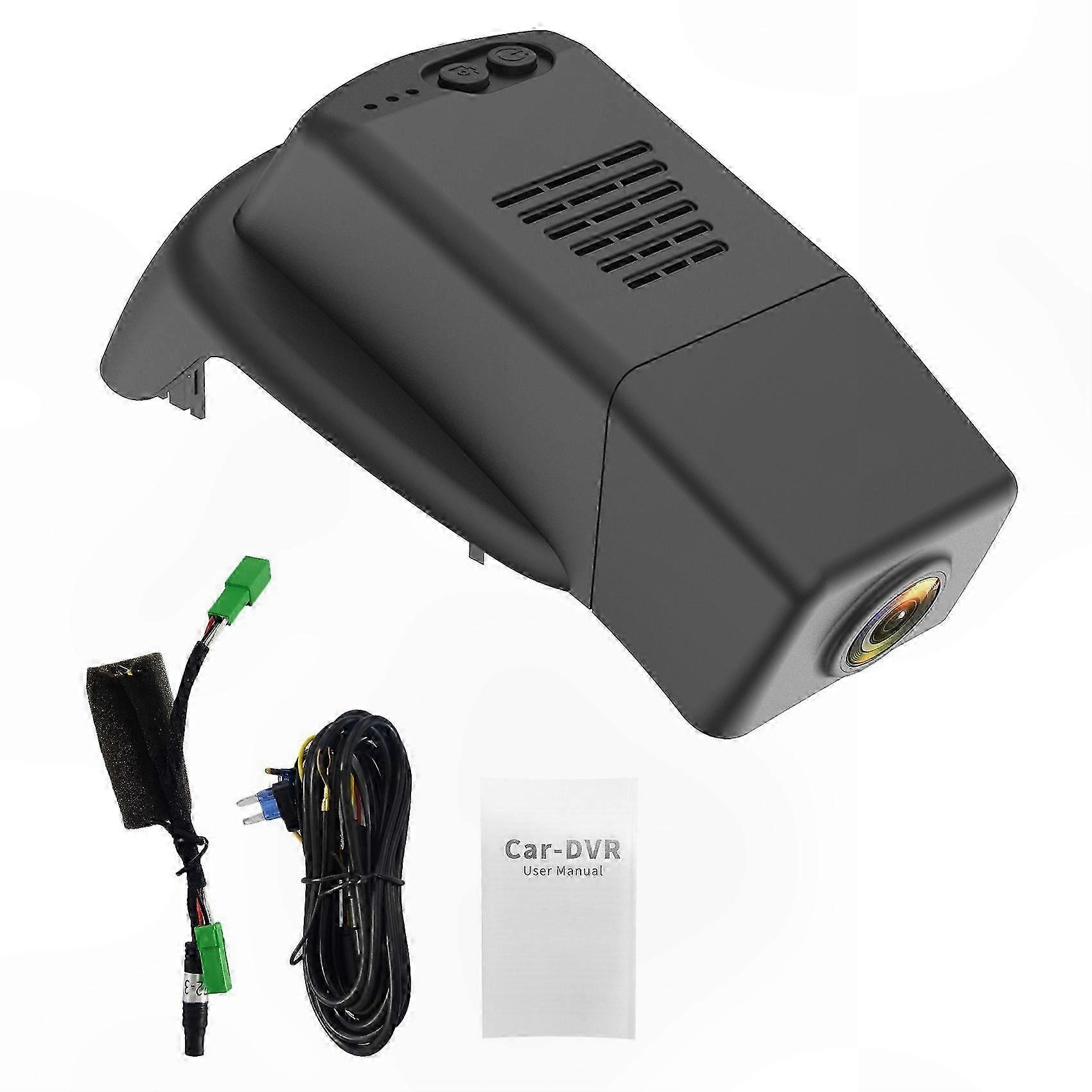 4K UHD DVR Dash Cam with Wi-Fi and 24-Hour Monitoring for Auto Hidden Recording