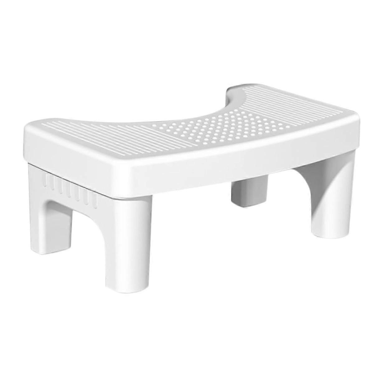 Thickened Non Slip Toilet Stool For Seniors ABS Material Antislip Surface Stable Footrest Portable Squatting Potty Step