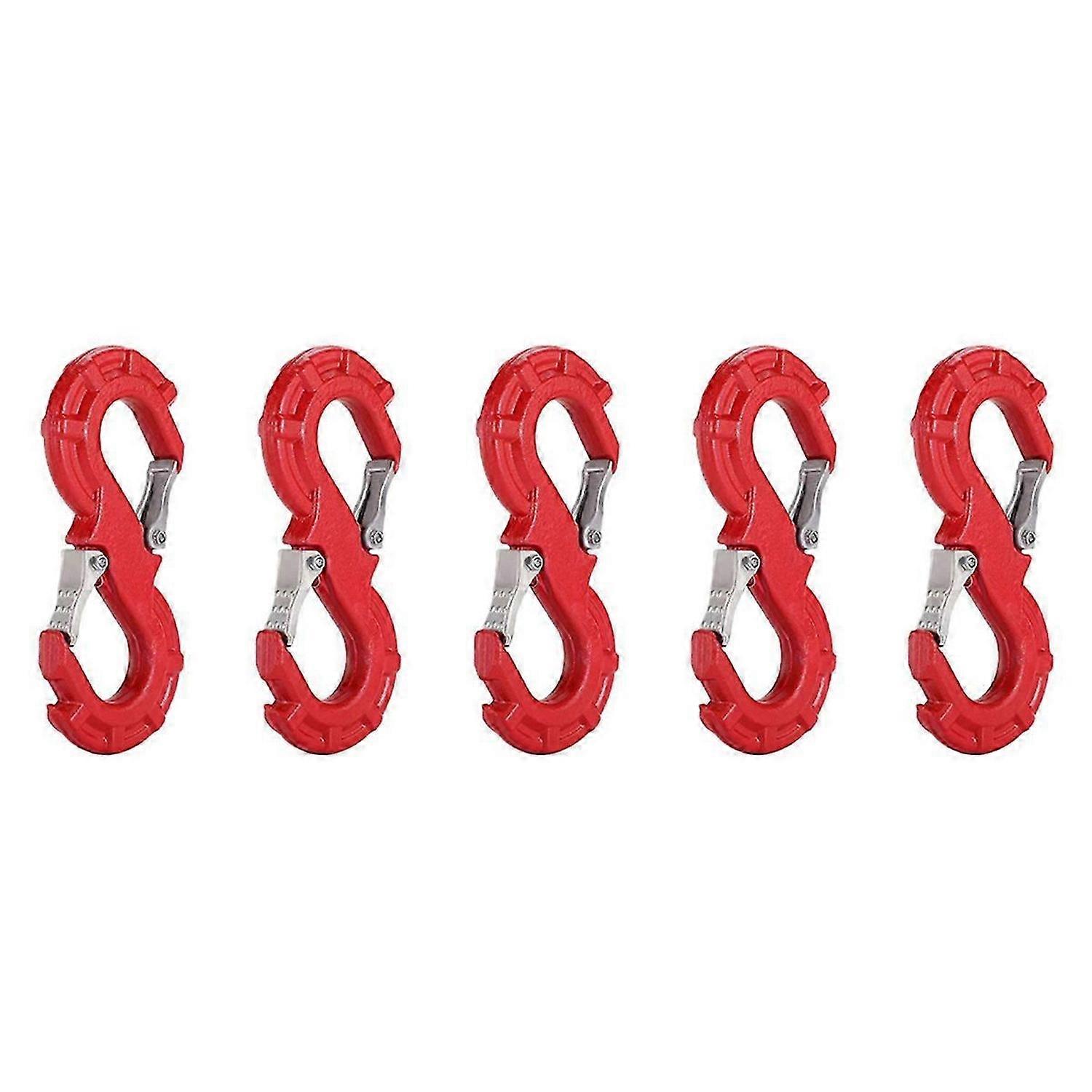 Red S-Shape Quick Rescue Shackle Trailer Winch Hook Recovery Kits