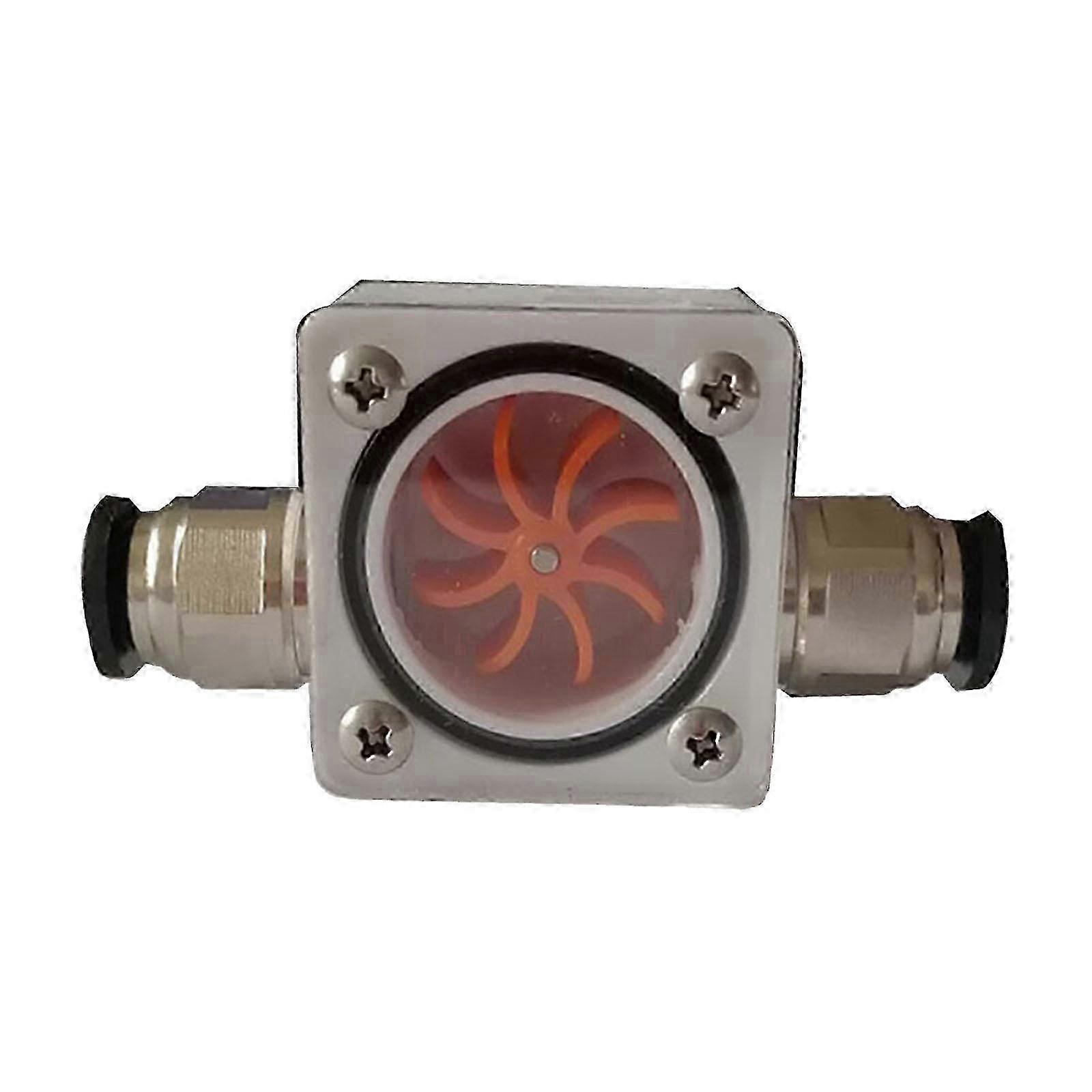 Practical Water Flow Indicator Measuring Tool with an 8-blade Impeller Water Connecter.