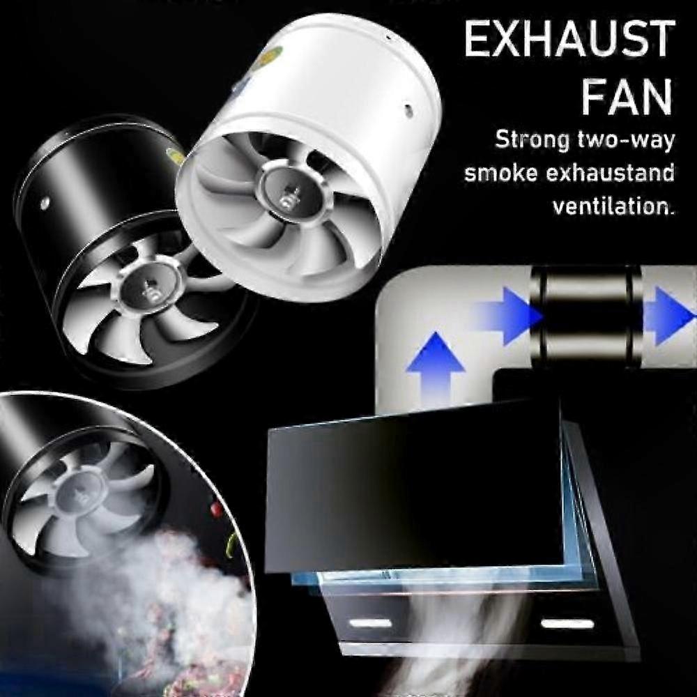 High-Power Silent Ventilation Fan for Bathroom, Multi-Function Exhaust Unit with Strong Suction