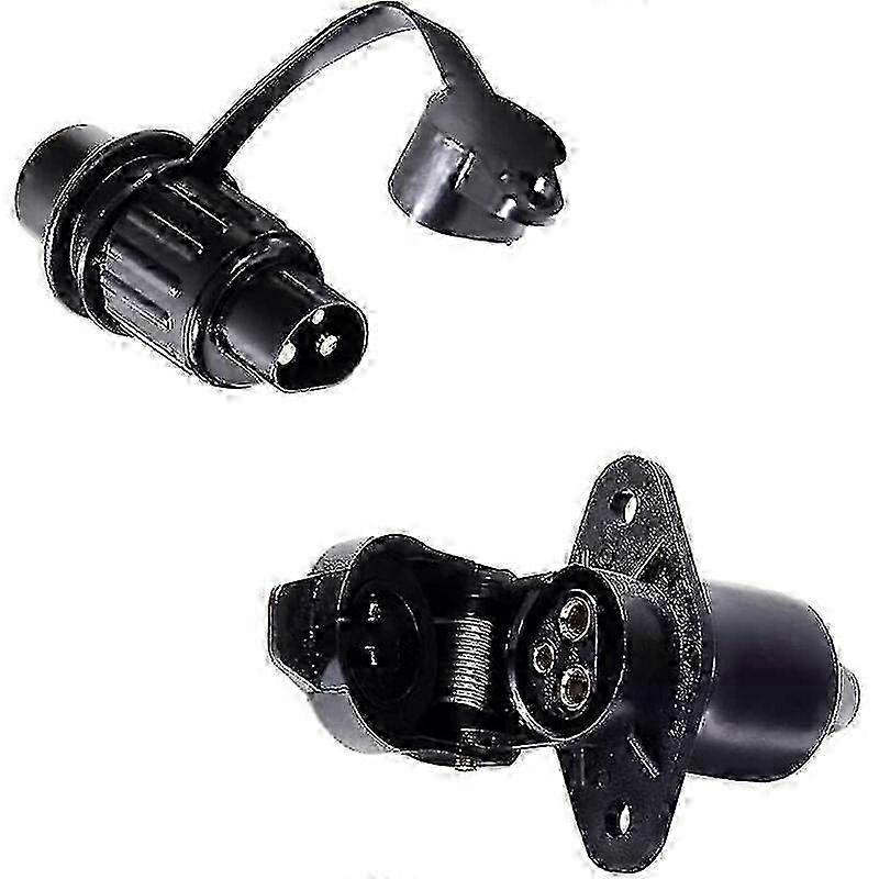 Waterproof 3 Pin Socket and Plug Set for 12v Trailers by Cisea