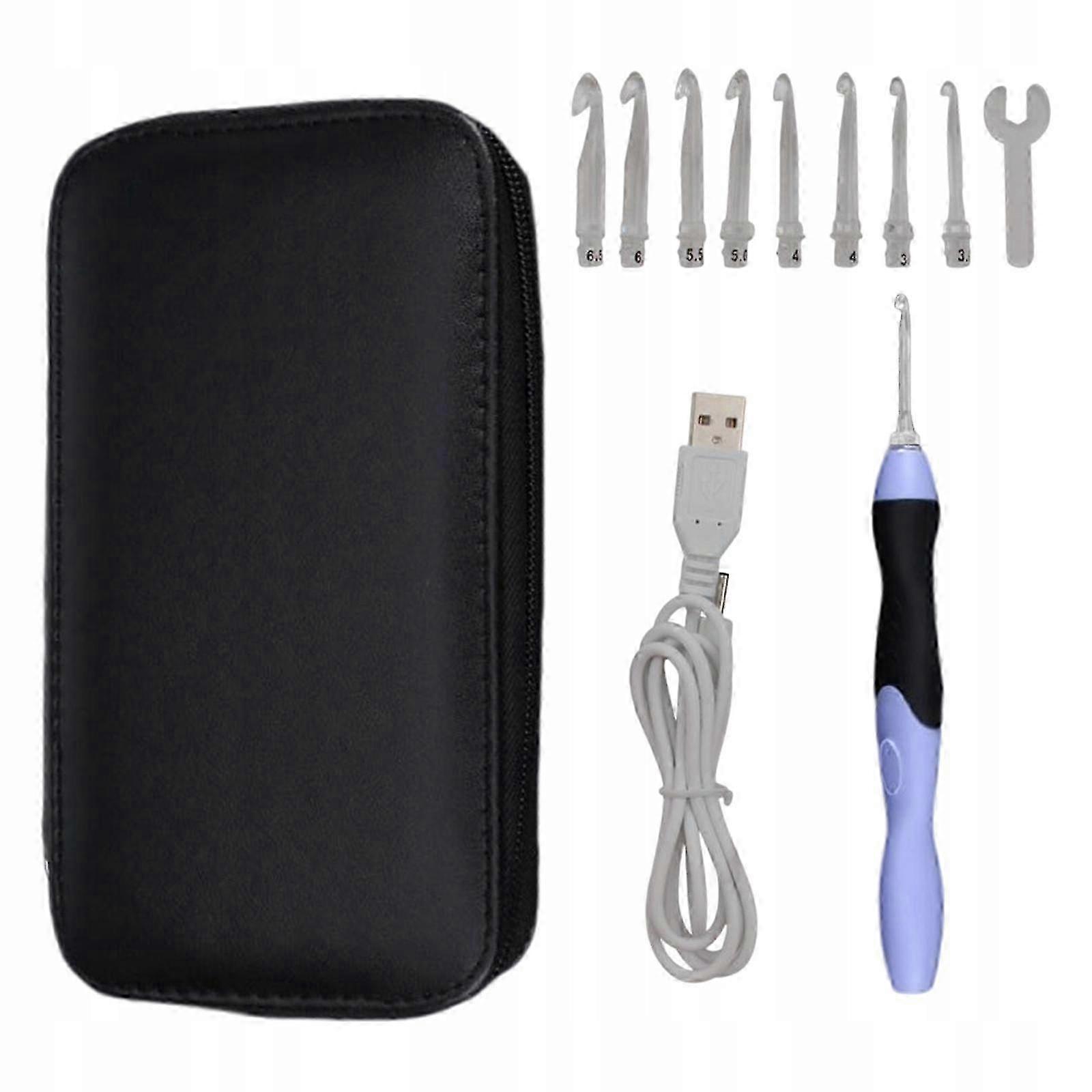 9. Illuminated Crochet Hook Tool Kit 2025