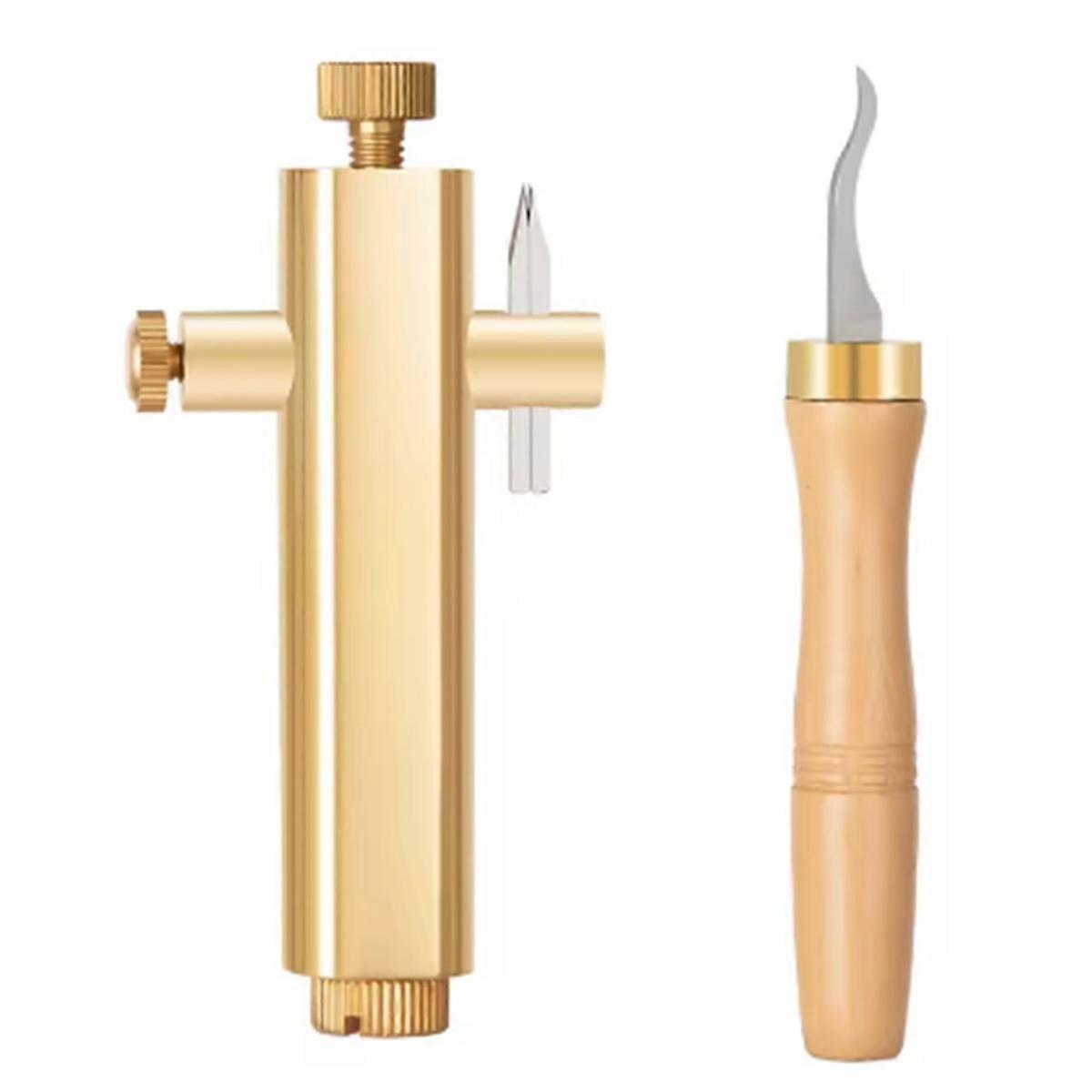 Violin Making Tools Brass Purfling Inlay Groove Maker Tool, Luthier Tool Musical Instrument Accesso