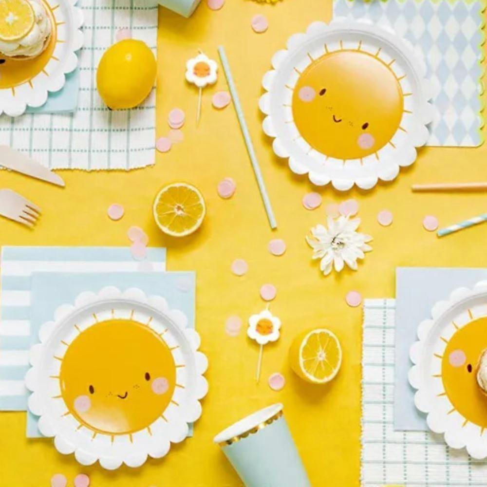 Sunshine Paper Plates x 6