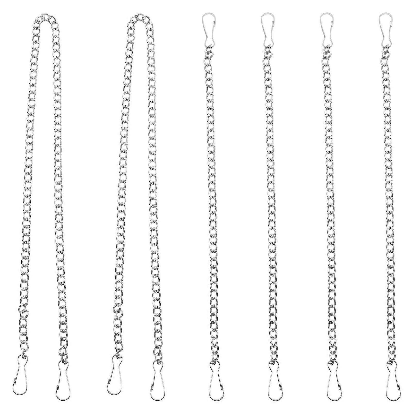 6pcs Picture Hanging Chain Billboards Hanging Chains With Clasps Heavy Duty Chains