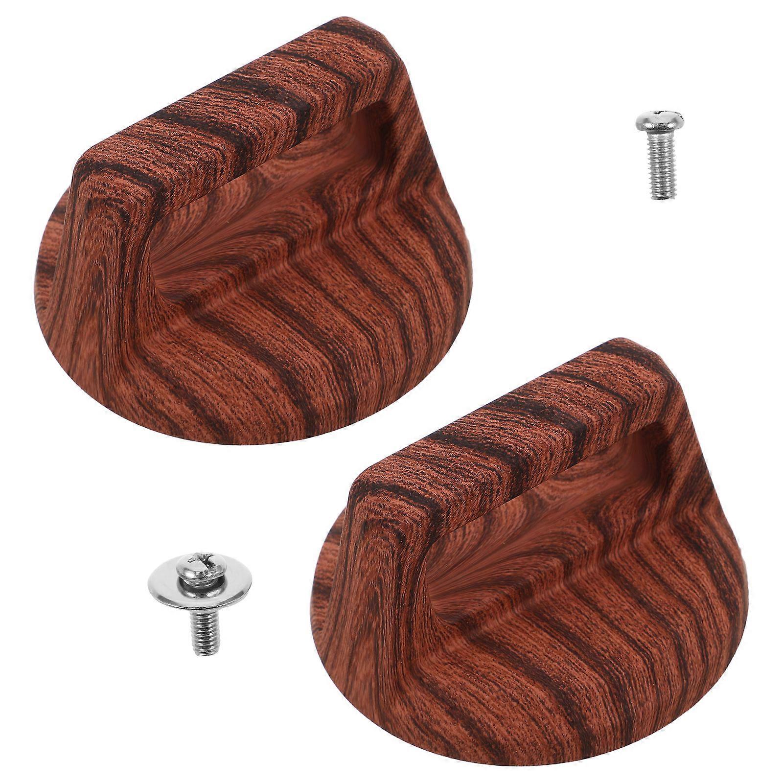 Dark Brown Pot Lid Knob Handle for Cooking Use Universal Replacement 6Pcs