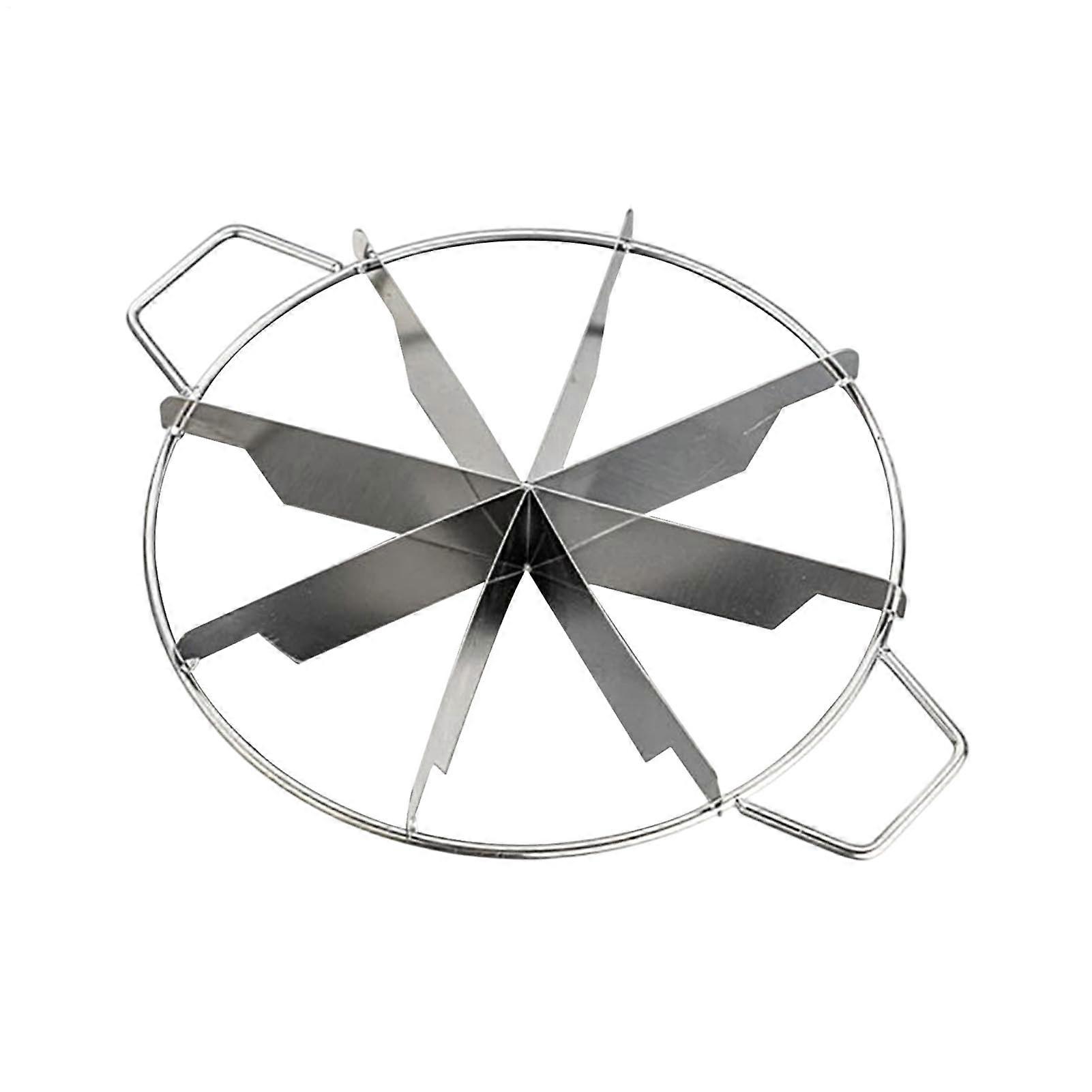 Cake Cutter Slicer Stainless Steel Cheesecake Slicer Round Pastry Cutter NonStick Cake Split Press With Side Handle 8 Slices