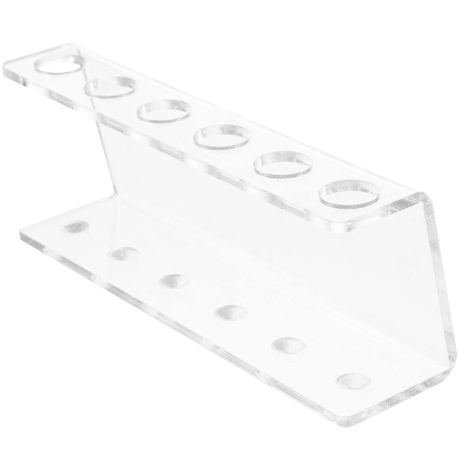Supporto per provette idroponico acrilico Rack trasparente Rack per provette