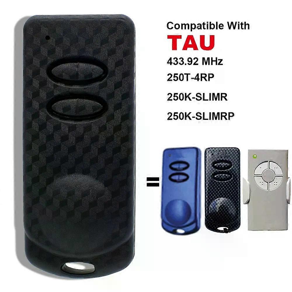 TAU 250K-SLIM RP Garage Remote Control 2/4 Buttons 433.92MHz Rolling Code Compatible with TAU 250T-4RP for Gate Door Opener