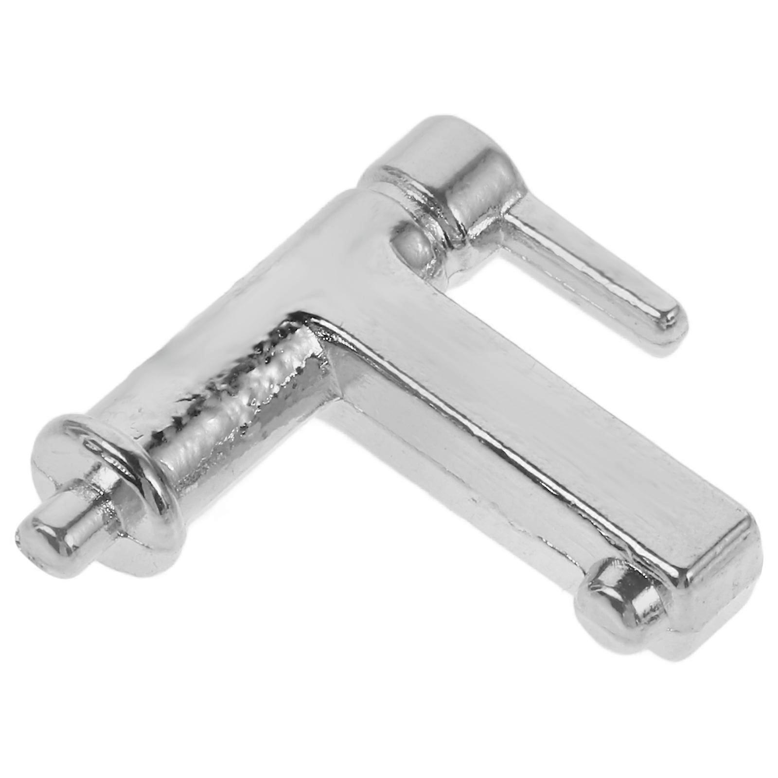 Miniature Faucet Dollhouse Accessory for Pretend Play 5Pcs Silver Alloy Models