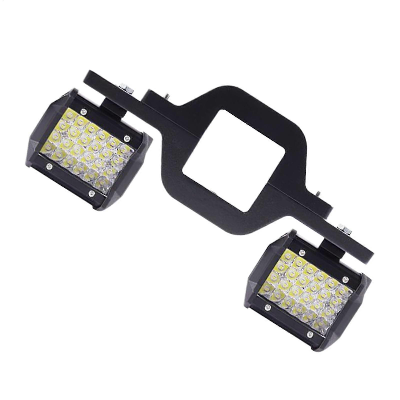 Pod Lights for Trucks LED Pod Backup Lights Waterproof Spotlight Strip 72W With Towing Hitch Brackets For Pickup Boat