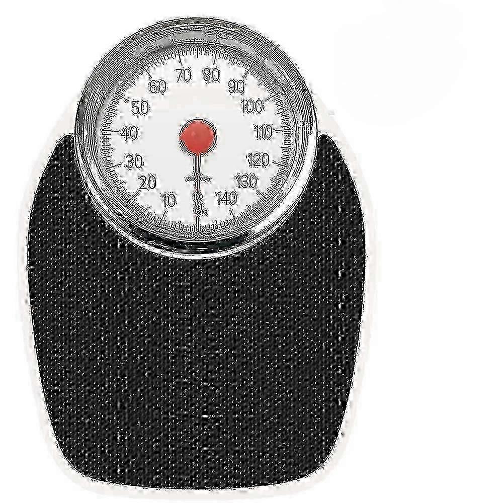 ميزان الحمام الميكانيكي Salter Doctor Style - أبيض وأسود عتيق ، وزن دقيق ، معدن قوي