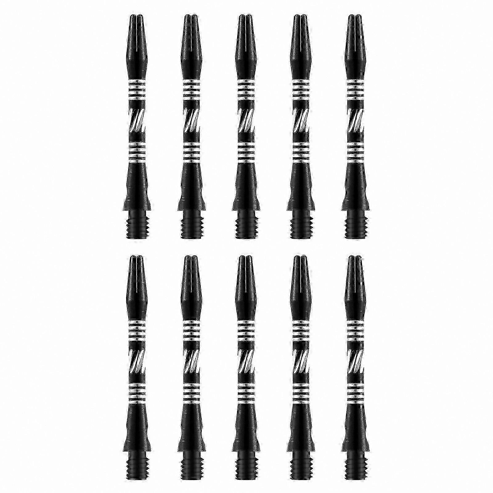 10 Pieces Aluminum Alloy Dart Shafts for Standard Dartboards Replacement Parts Red